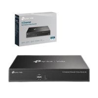 GRABADORA DE VIDEO TP-LINK VIGI NVR1004H / HASTA 10TB / IMAGEN 8MP / 4 CANALES / BLACK