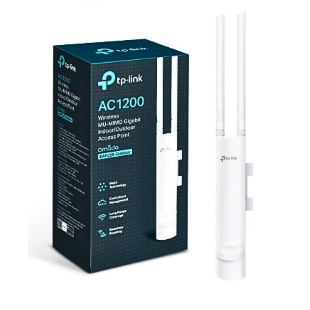 PUNTO DE ACCESO INALAMBRICO TP-LINK OMADA / EAP225 / AC1200 / MU-MIMO EXTERNO-INTERIOR