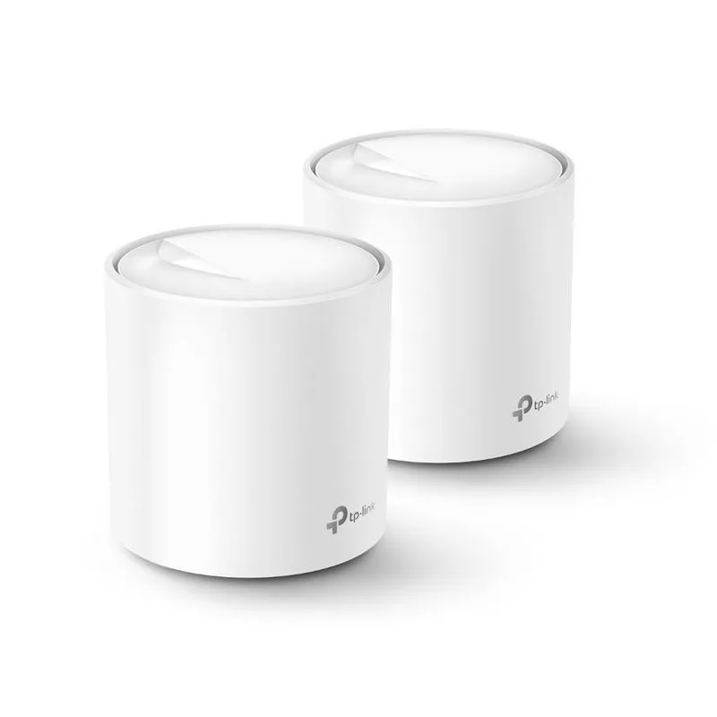 SISTEMA WIFI DECO MESH X50 – AX3000 DUAL BAND TP-LINK / 2 PACK – WIFI 6 / COBERTURA: 420M CUADRADOS / COMPATIBLE CON ALEXA – HOMESHIELD / WHITE - Imagen 2