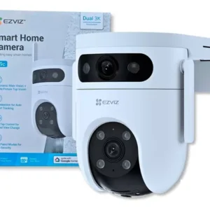 CAMARA DE SEGURIDAD EXTERIOR SMART EZVIZ H9C / RESOLUCION 3K / 360 / DUAL CAMERA
