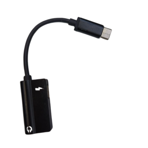 OTG ADAPTADOR TIPO-C A JACK 3.5 Y USB-C CABLE 5CM