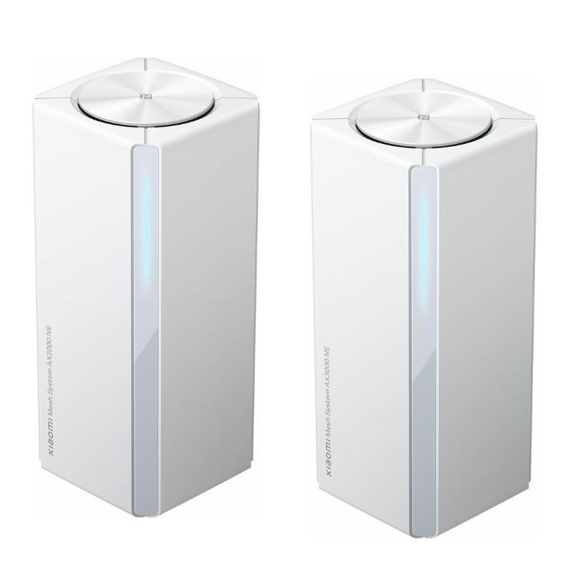 SISTEMA WIFI DECO MESH AX3000 NE DUAL BAND XIAOMI / 2 PACK – WIFI 6 / COBERTURA: 370M CUADRADOS / WHITE