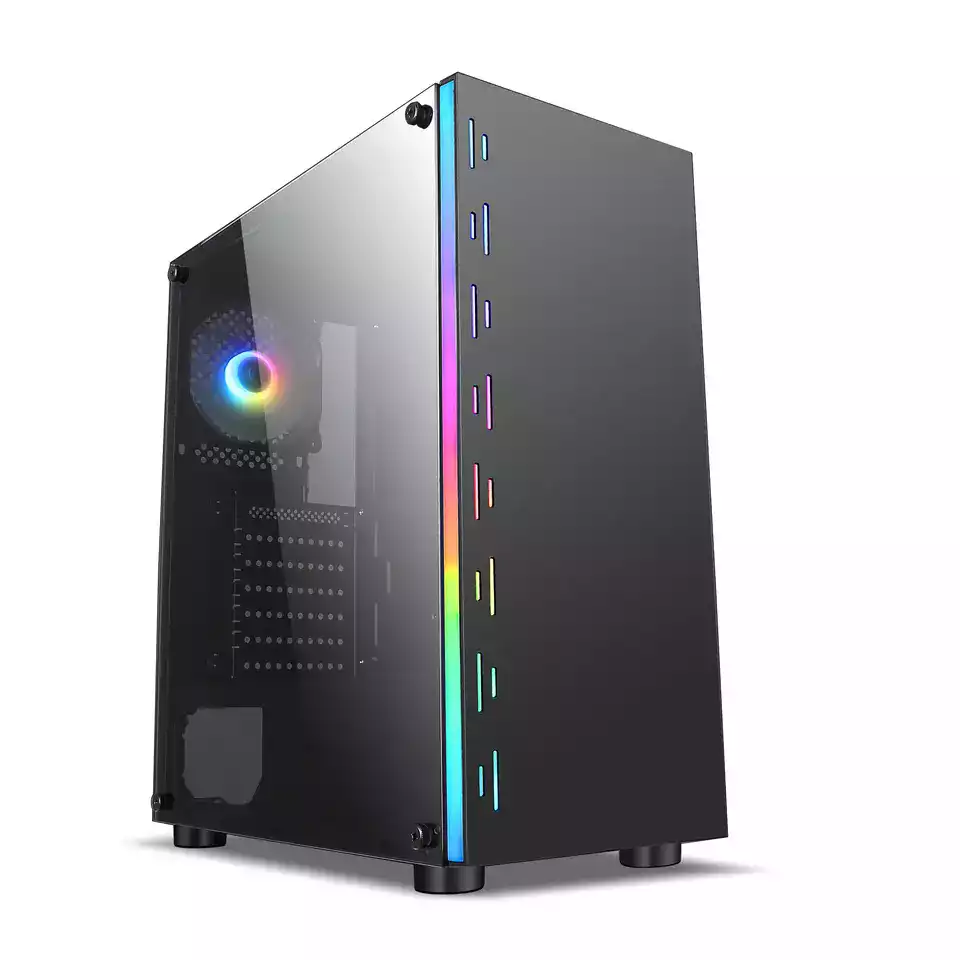 CASE INFINYTEK GAMER 330-6 / VIDRIO TEMPLADO / 2X VENTILADORES RGB / FILTRO POLVO