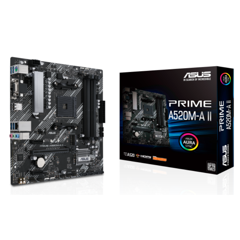 PLACA MADRE ASUS PRIME H520M-AII AMD RYZEN SERIE 5000 DDR4