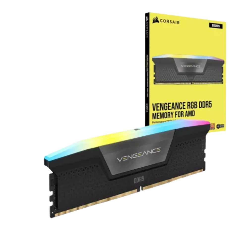 MEMORIA RAM PARA PC CORSAIR VENGEANCE RGB / 16GB DDR5 5200MHZ