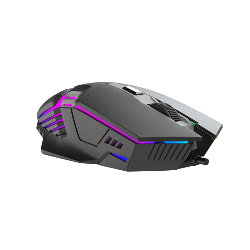 MOUSE XTRIKE-ME ALAMBRICO / GM-110 / RGB / 4 BOTONES / 3600 DPI / BLACK - Imagen 4