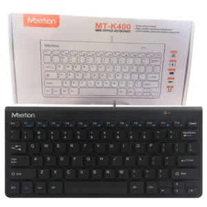 TECLADO ALAMBRICO MEETION MT-K4000 / FORMATO MINI / USB / BLACK