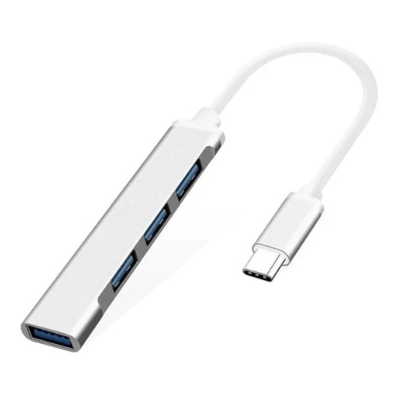HUB TIPO C A 4 PUERTOS USB 3.0 / C-809 / GENERICO