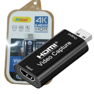 CAPTURADORA DE VIDEO ANDOWL / Q-HD101 / HDR / USB3.0 A HDMI