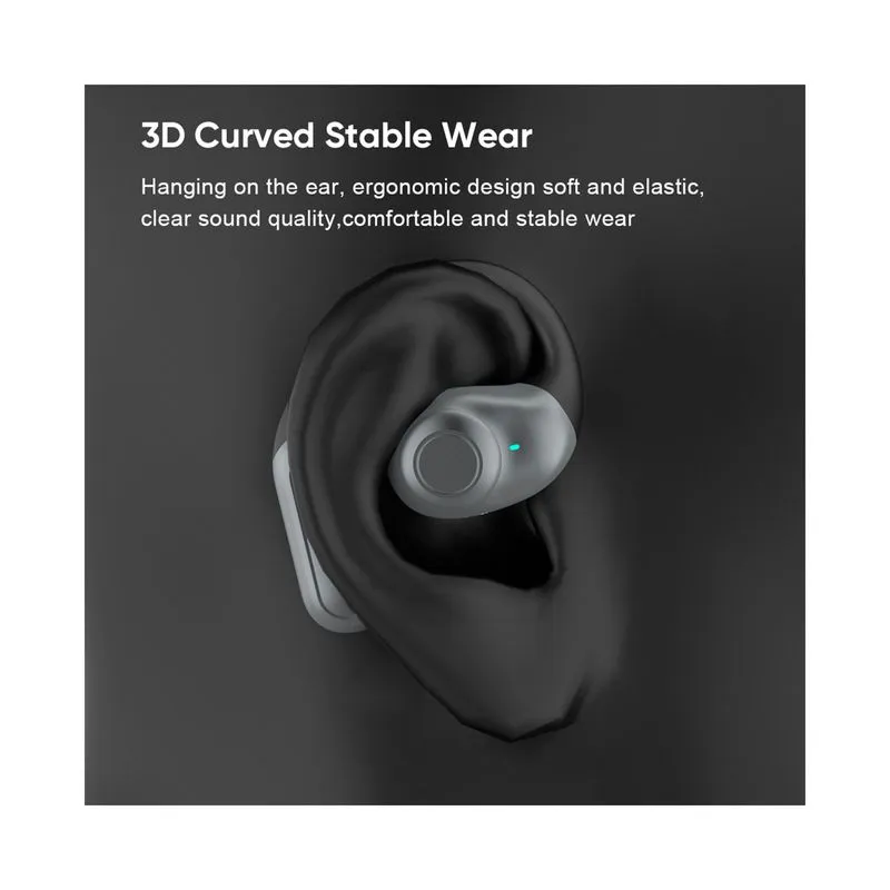 AUDIFONOS CONDUCCION OSEA BLUETOOTH MICCELL / VQ-BH28 / BT5.3 / 10 HORAS / BLACK - Imagen 4