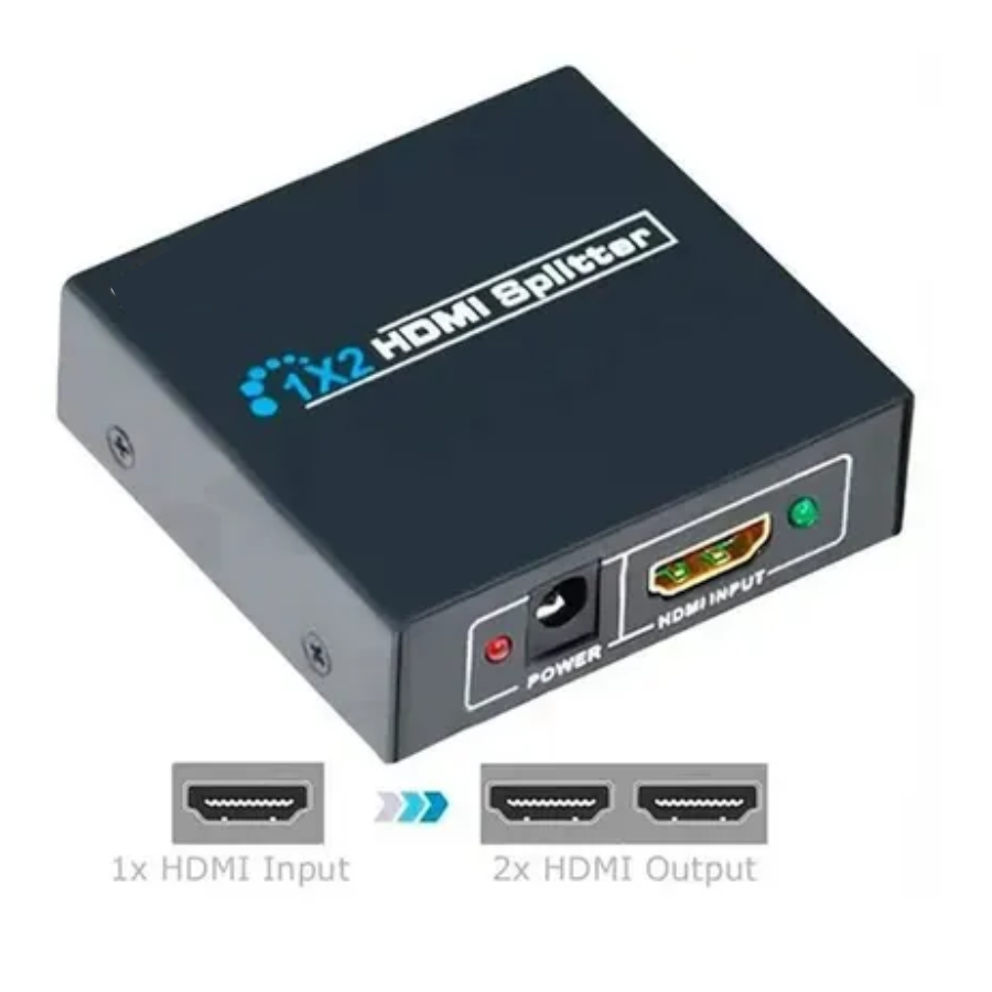 SPLITER HDMI 1 A 2 HDMI AOWEIXUN 1080P 1.4 HDTV CON ALIMENTACION - Imagen 2