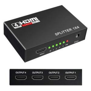 SPLITER HDMI 1 A 4 HDMI AOWEIXUN 1080P 1.4 HDTV CON ALIMENTACION