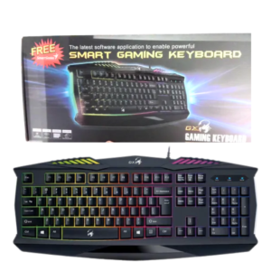 TECLADO ALAMBRICO GENIUS GX-GAMING / K220 / RETROILUMINADO RGB / MEMBRANA / BLACK