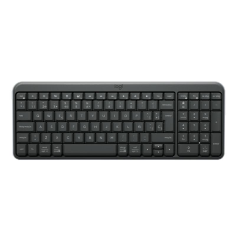 TECLADO LOGITECH K250 COMPACT BLUETOOTH BLACK / PILA AA - Imagen 2