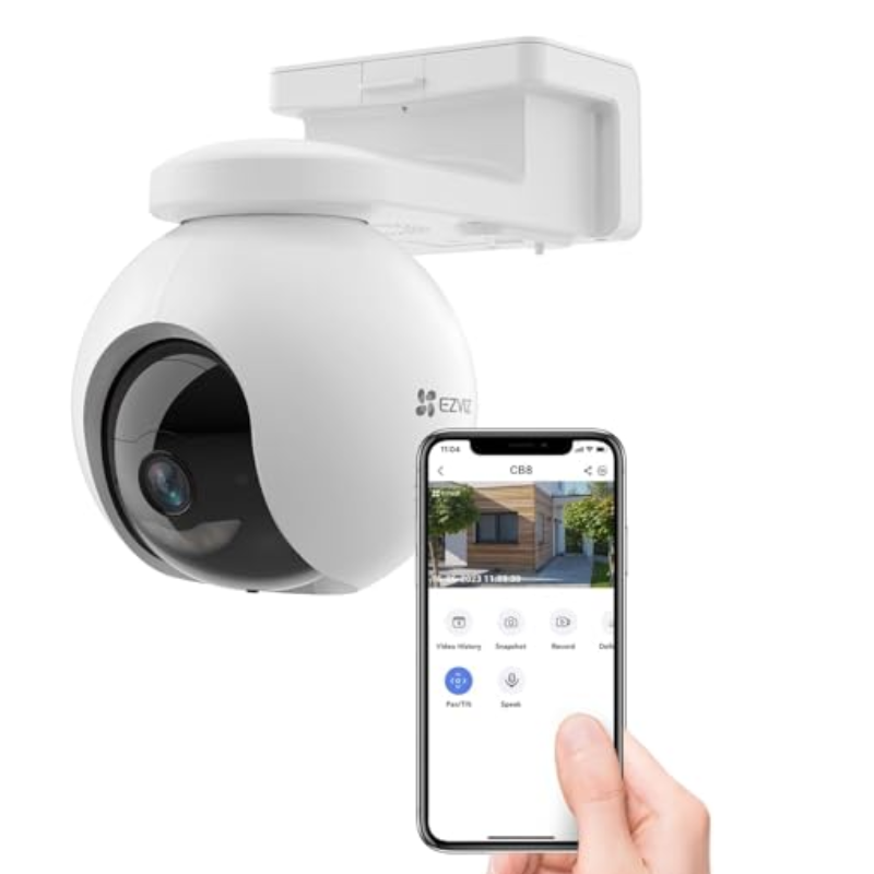 CAMARA DE VIGILANCIA EZVIZ HB8 2K PLUS PTZ 360 EXTERIOR BATERIA RECARGABLE 210 DIAS 32GB INCL - Imagen 5