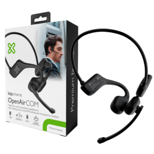 AUDIFONO EMPRESARIAL DE CONDUCCION OSEA / KLIP XTREME OPENAIR COM / KOE-750BK / MICROFONO EXTERNO / 10H / BLACK