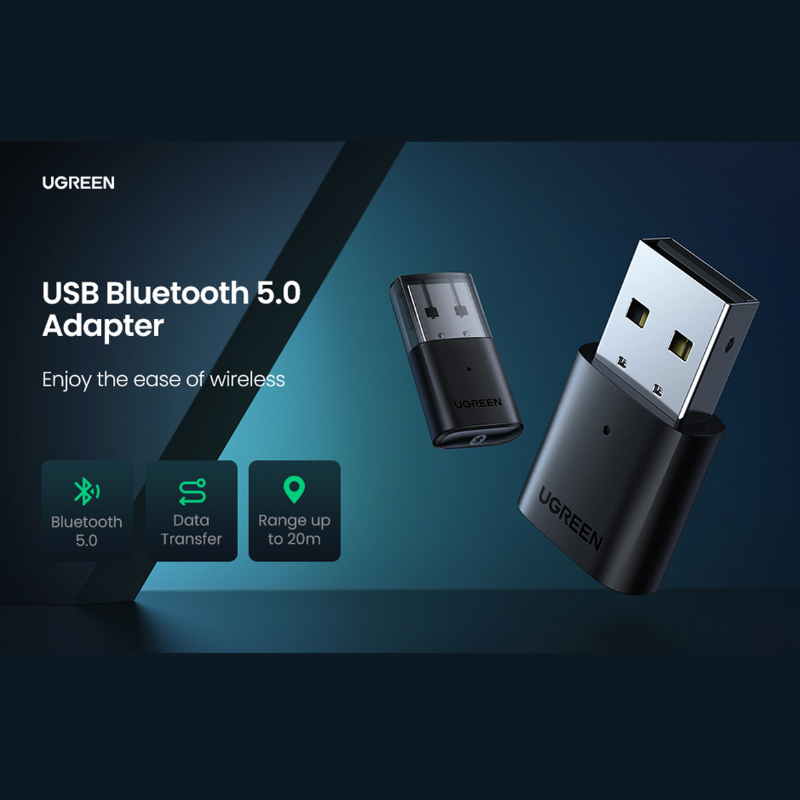 ADAPTADOR BLUETOOTH UGREEN / CM591 / USB / 20M - Imagen 4