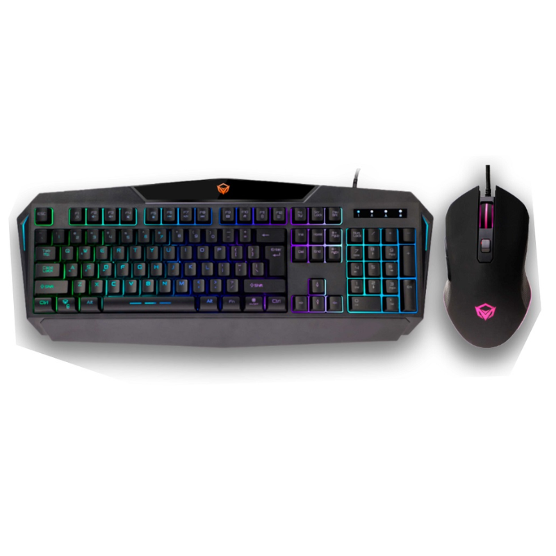 KIT TECLADO Y MOUSE ALAMBRICO MEETION C510 GAMING RGB 3 MODOS - Imagen 3