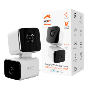 CAMARA DE SEGURIDAD NEXXT NHC-IP30DL DOBLE LENTE / ROTATIVA 360 PTZ / 6MP /2K / DUAL BAND INTERIOR