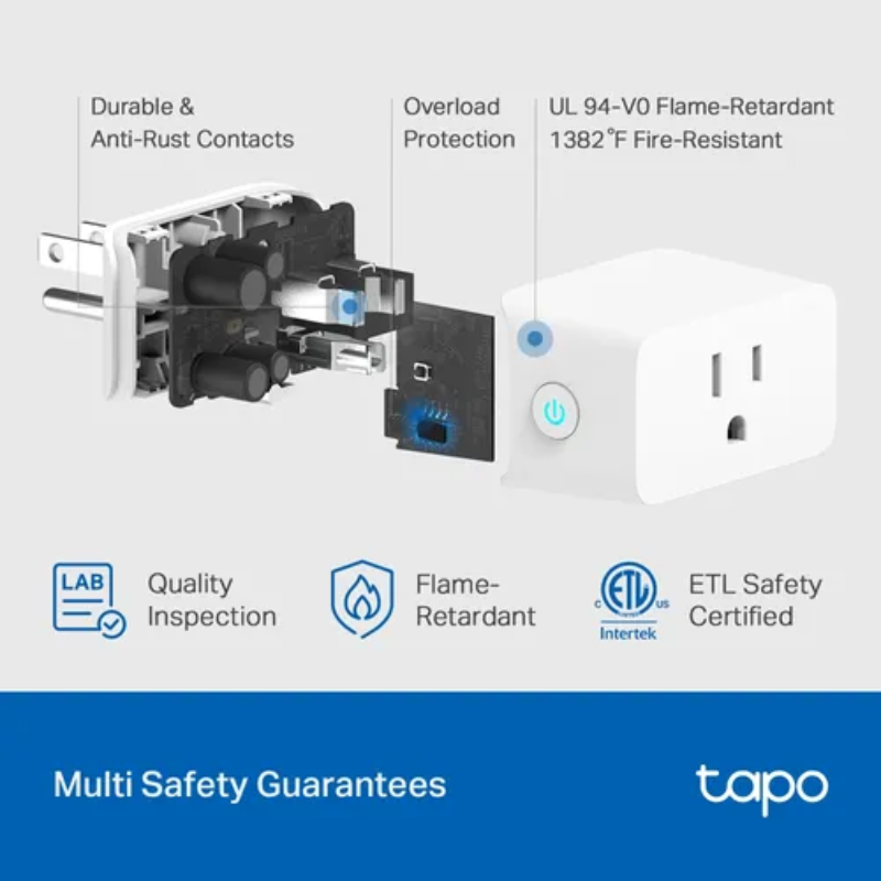 ENCHUFE SMART TP-LINK TAPO P110M 110V CONTROL DE VOZ ALEXA Y GOOGLE - Imagen 3