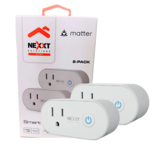 ENCHUFE DE PARED NEXXT INTELIGENTE PROGRAMABLE SMART WIFI / 1 PACK- 10A / COMPATIBLE CON ALEXA – GOOGLE Y SIRI / NHP-S611 / WHITE / MATER
