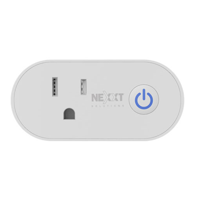 ENCHUFE DE PARED NEXXT INTELIGENTE PROGRAMABLE SMART WIFI / 1 PACK- 10A / COMPATIBLE CON ALEXA - GOOGLE Y SIRI / NHP-S611 / WHITE / MATER - Imagen 3