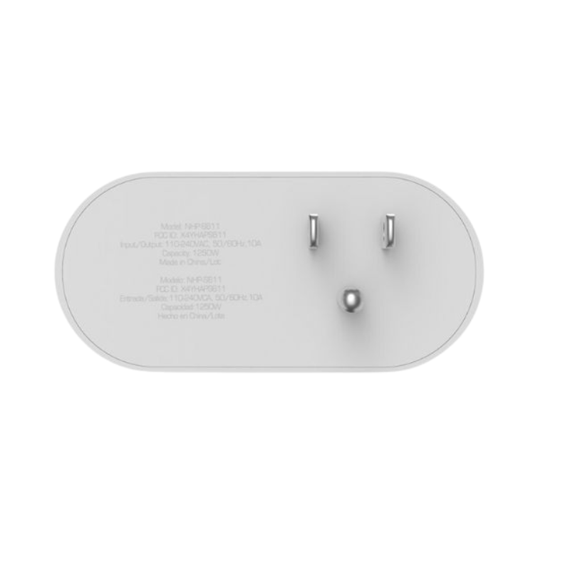 ENCHUFE DE PARED NEXXT INTELIGENTE PROGRAMABLE SMART WIFI / 1 PACK- 10A / COMPATIBLE CON ALEXA - GOOGLE Y SIRI / NHP-S611 / WHITE / MATER - Imagen 4