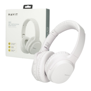 AUDIFONO BLUETOOTH DIADEMA HAVIT i62/90° ROTACION/ 20 HORAS/ COLOR BLANCO