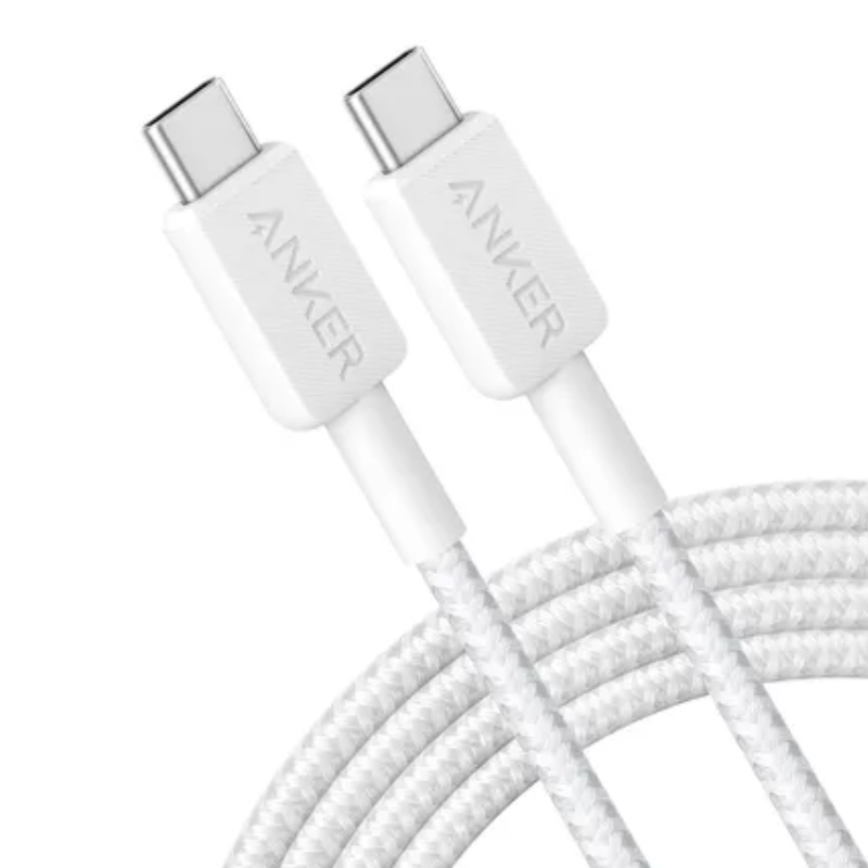 CABLE ANKER USB-C a LIGHTNING/ 6ft BRAIDED/COLOR BLANCO/ 1.8M - Imagen 2