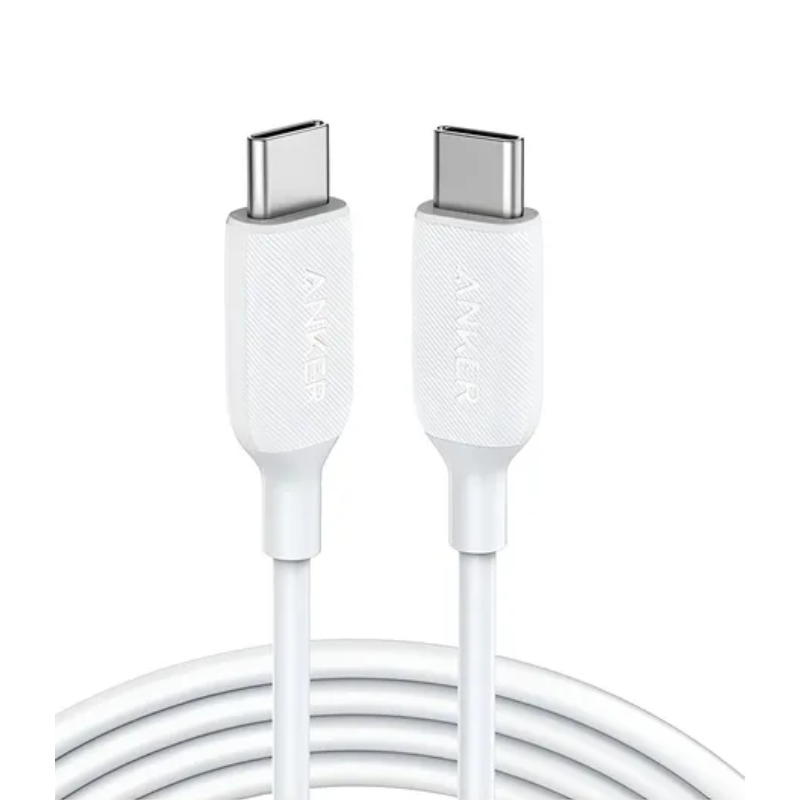 CABLE ANKER USB-C a LIGHTNING/ 6ft BRAIDED/COLOR BLANCO/ 1.8M - Imagen 3