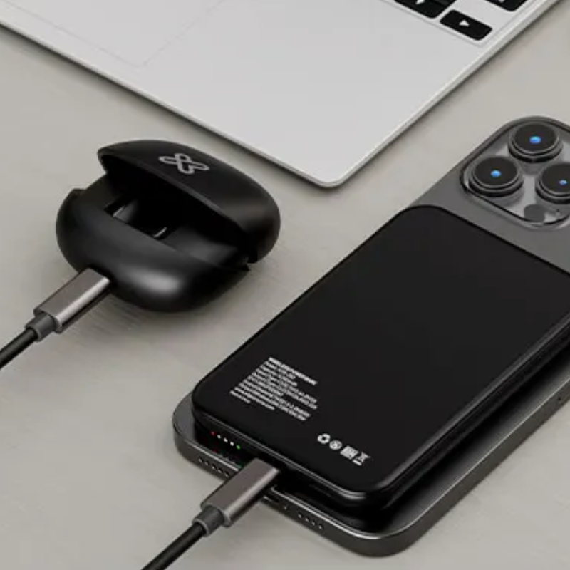 POWER BANK MAGNETICO KLIPXTREME 10.000mAh/ KPB-600/ WIRELESS CHARGING/ USB-C - Imagen 3
