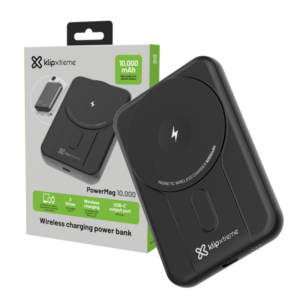 POWER BANK MAGNETICO KLIPXTREME 10.000mAh/ KPB-600/ WIRELESS CHARGING/ USB-C
