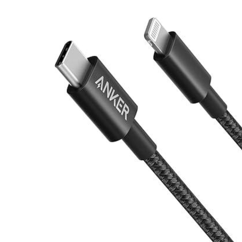CABLE ANKER 322 USB-C a LIHTNING/ 6ft /1.8M/ COLOR NEGRO - Imagen 2