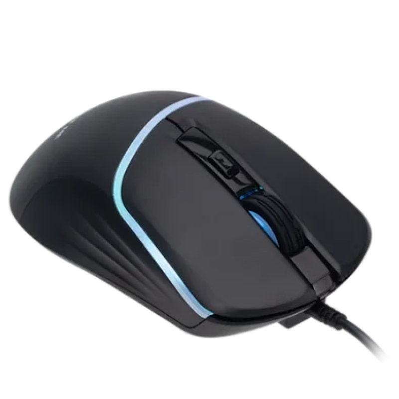 MOUSE ALAMBRICO GAMER XTRIKE ME GM-322 RGB 7200 DPI BLACK - Imagen 3