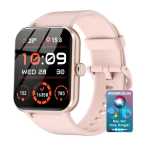 SMART WATCH BLACKVIEW R50 1.85¨ROSADO /2 STRAP /APP DA FIT /BATERIA 5 DIAS