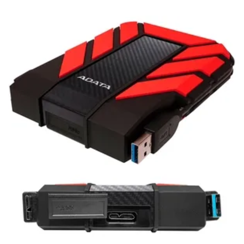 DISCO DURO EXTERNO/1TB/ ADATA/ HD7 10 PRO/ ANTIGOLPES/ USB 3.2/ ROJO - Imagen 4