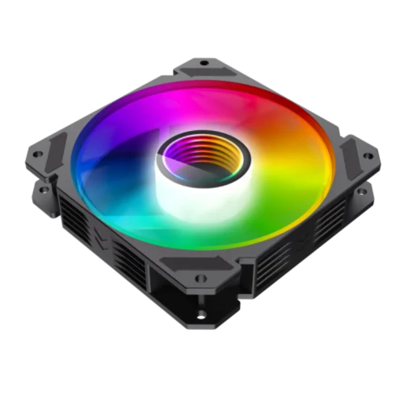 VENTILADOR GAMEMAX ARGB / 120MM / FN-12RAIMBOW-C9 / BLACK - Imagen 2