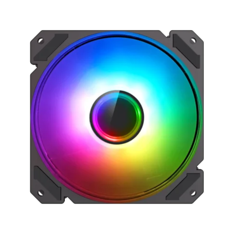 VENTILADOR GAMEMAX ARGB / 120MM / FN-12RAIMBOW-C9 / BLACK - Imagen 3