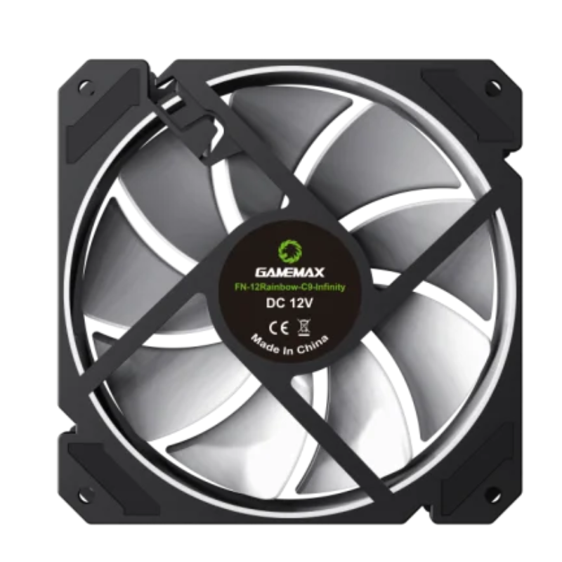 VENTILADOR GAMEMAX ARGB / 120MM / FN-12RAIMBOW-C9 / BLACK - Imagen 5
